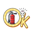 消防車、救急車、レスキュー隊LINEスタンプ（個別スタンプ：6）