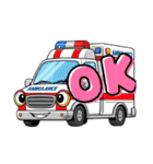 消防車、救急車、レスキュー隊LINEスタンプ（個別スタンプ：9）