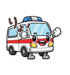 消防車、救急車、レスキュー隊LINEスタンプ（個別スタンプ：19）