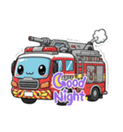 消防車、救急車、レスキュー隊LINEスタンプ（個別スタンプ：22）