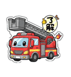 消防車、救急車、レスキュー隊LINEスタンプ（個別スタンプ：33）