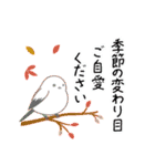 大人の結びのあいさつ(秋冬編)（個別スタンプ：1）