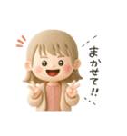 ゆるっとかわいいオシャレな女の子（個別スタンプ：14）
