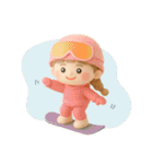 ゆるっとかわいいオシャレな女の子（個別スタンプ：32）