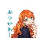 魔女の締切前夜★夜ふかし（個別スタンプ：2）