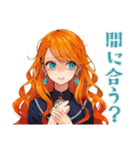 魔女の締切前夜★夜ふかし（個別スタンプ：33）