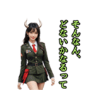 仮装女子_鬼ドル（オカンの励まし編）（個別スタンプ：5）