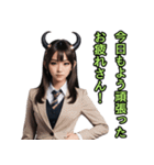 仮装女子_鬼ドル（オカンの励まし編）（個別スタンプ：10）