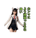 仮装女子_鬼ドル（オカンの励まし編）（個別スタンプ：16）