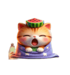 スイカ頭のにゃんこ、超買うべき！（個別スタンプ：10）