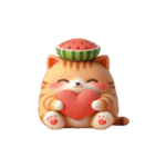 スイカ頭のにゃんこ、超買うべき！（個別スタンプ：29）