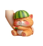 スイカ頭のにゃんこ、超買うべき！（個別スタンプ：30）