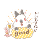 日常使い「立ち耳うさぎ（ヒマラヤン）」（個別スタンプ：2）