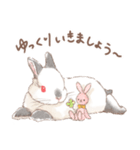 日常使い「立ち耳うさぎ（ヒマラヤン）」（個別スタンプ：22）