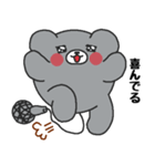 うそぺた【クマイク】（個別スタンプ：12）