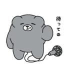 うそぺた【クマイク】（個別スタンプ：23）