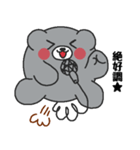 うそぺた【クマイク】（個別スタンプ：28）