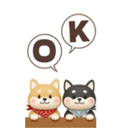 【3D】柴犬のほっこり秋日和【でか文字】（個別スタンプ：11）