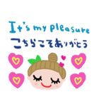 nenerin日常会話スタンプ日本語英語6気遣い（個別スタンプ：19）