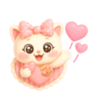 超きゅん❤️みるねこ ふんわり3Ddays❤️（個別スタンプ：3）
