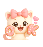 超きゅん❤️みるねこ ふんわり3Ddays❤️（個別スタンプ：11）