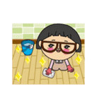 [年賀]生真面目直ちゃんの年末年始[修正版]（個別スタンプ：18）
