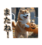 飛び出す★秋を感じる・柴犬__毎日使える（個別スタンプ：24）