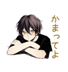 すぐデレる黒猫系男子♡日常編（個別スタンプ：6）
