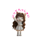 白猫の、りかsan②（個別スタンプ：8）