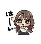 毎日使える♡女の子スタンプ（個別スタンプ：5）