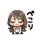 毎日使える♡女の子スタンプ（個別スタンプ：6）