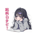 陰キャ女子の限界バイト実況（個別スタンプ：36）