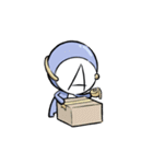 A型さんの気持ち、動くスタンプで！（個別スタンプ：6）