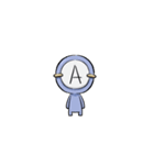 A型さんの気持ち、動くスタンプで！（個別スタンプ：17）