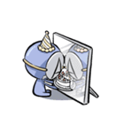 A型さんの気持ち、動くスタンプで！（個別スタンプ：22）