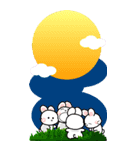 おはうさ再び【季節イベントぷっくり3D】（個別スタンプ：2）