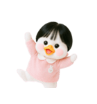 ピーチダック人形 V.2（個別スタンプ：7）