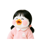 ピーチダック人形 V.2（個別スタンプ：8）