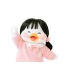 ピーチダック人形 V.2（個別スタンプ：11）