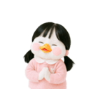ピーチダック人形 V.2（個別スタンプ：13）