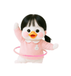 ピーチダック人形 V.2（個別スタンプ：14）