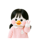 ピーチダック人形 V.2（個別スタンプ：15）