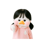 ピーチダック人形 V.2（個別スタンプ：33）