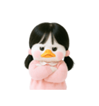 ピーチダック人形 V.2（個別スタンプ：34）