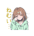 ゆるパーカーちゃんの毎日挨拶（個別スタンプ：19）
