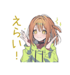 ゆるパーカーちゃんの毎日挨拶（個別スタンプ：20）