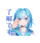 女子高生★学園祭当日連絡（個別スタンプ：39）