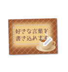 書き込める♥秋のハガキ型カード（個別スタンプ：7）