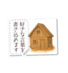 書き込める♥秋のハガキ型カード（個別スタンプ：12）