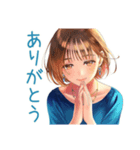 大人のお姉さんの毎日挨拶（個別スタンプ：8）